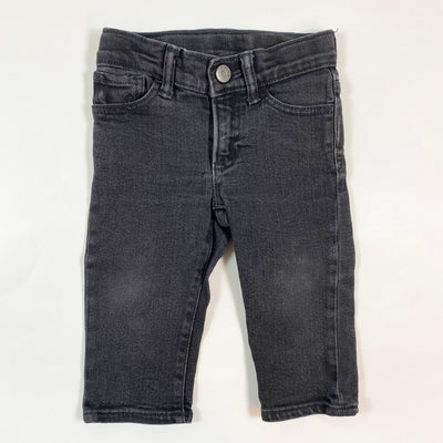 Gap faded black straight jeans 12-18M/86 1