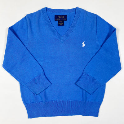 Ralph Lauren sky blue v-neck pullover 3/3T 1