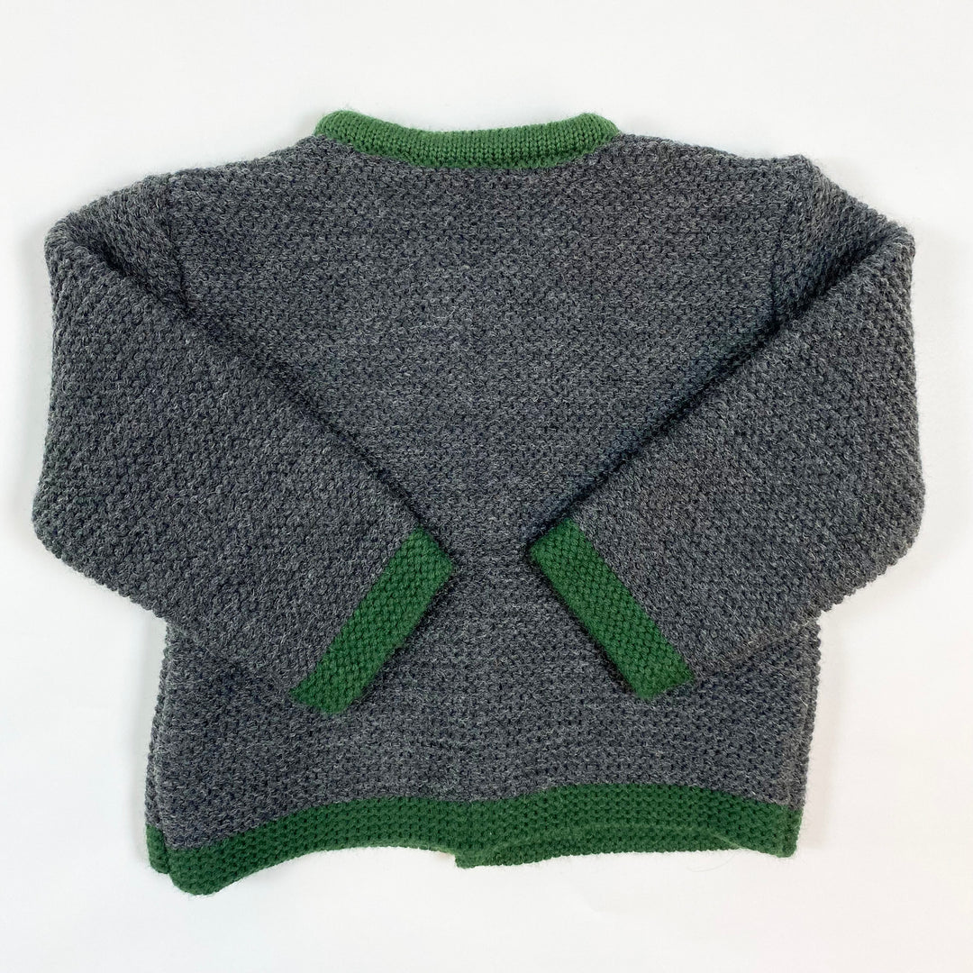 Isar Trachten dark grey Trachten cardigan 80 3