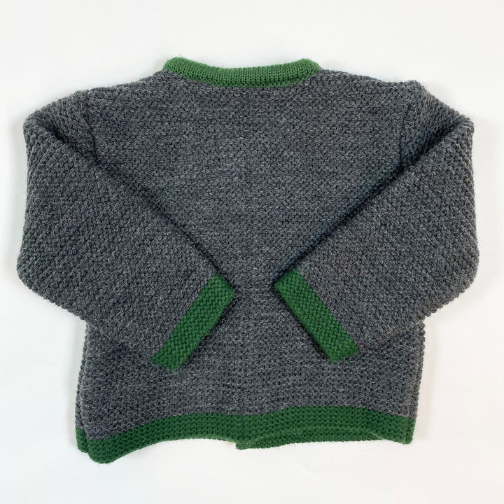 Isar Trachten dark grey Trachten cardigan 80 3