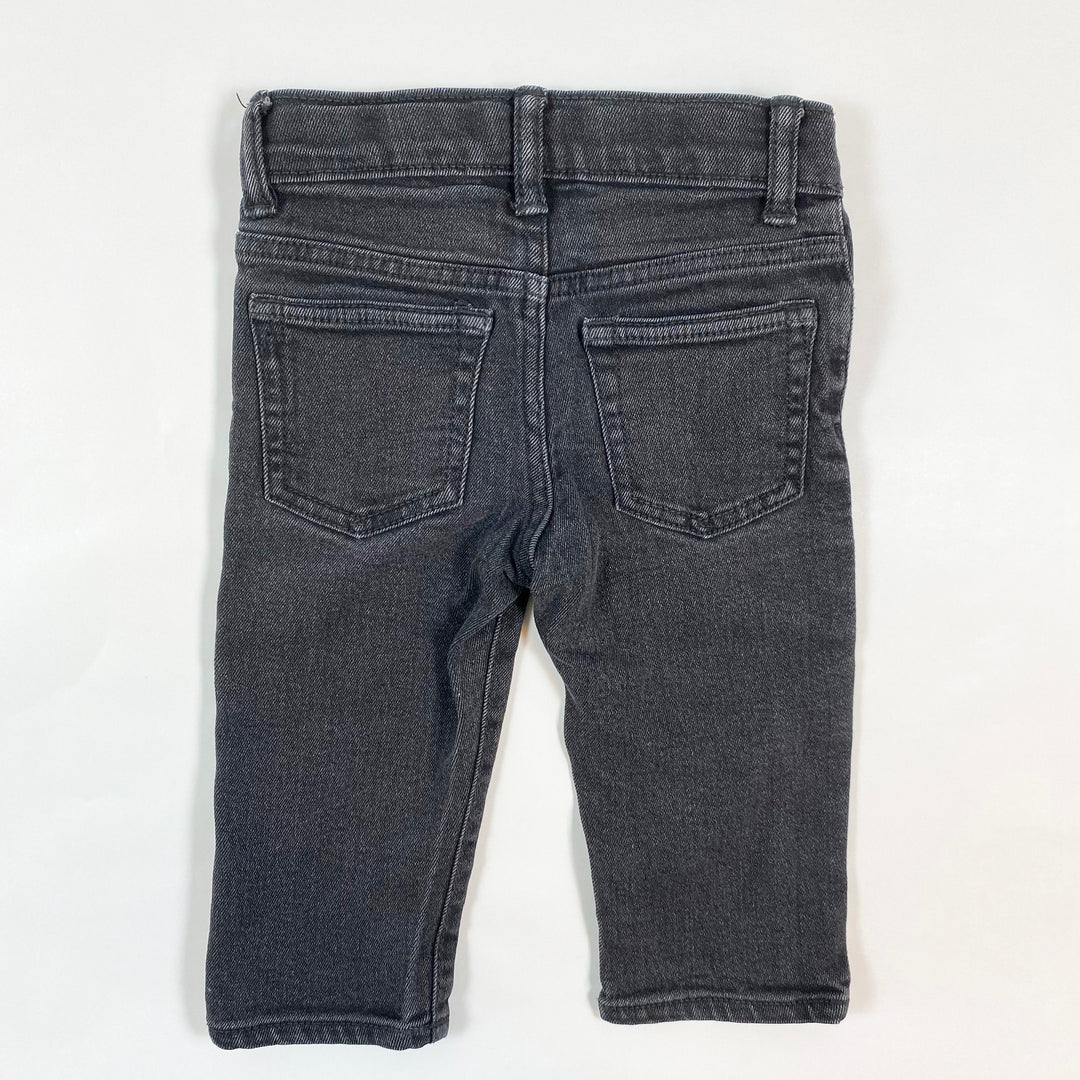 Gap faded black straight jeans 12-18M/86 2