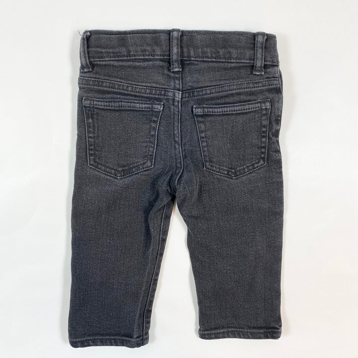 Gap faded black straight jeans 12-18M/86 2