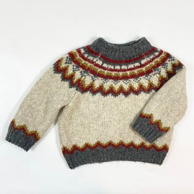 Zara fair isle knit swearer 18-24M/92 1