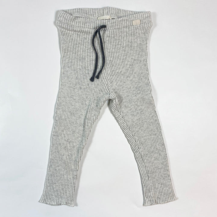 My Little Cozmo light beige ribbed leggings 12M/74 1