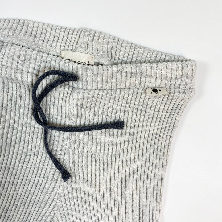 My Little Cozmo light beige ribbed leggings 12M/74 2