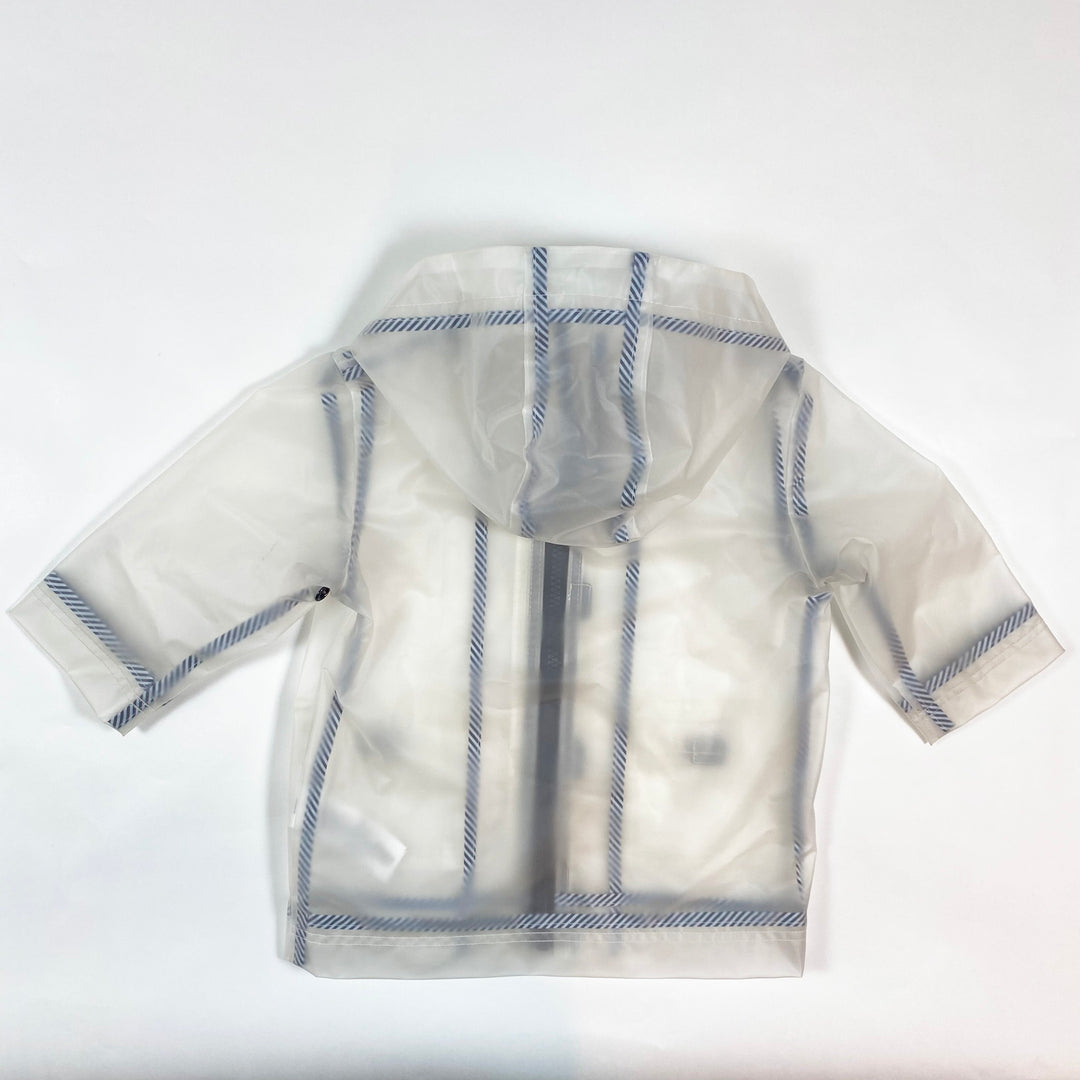 Petit Bateau iconic transparent rain jacket 12M/74 2