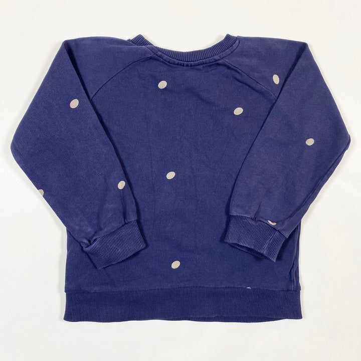 Mini Rodini blue polkadot sweatshirt 92/98 2