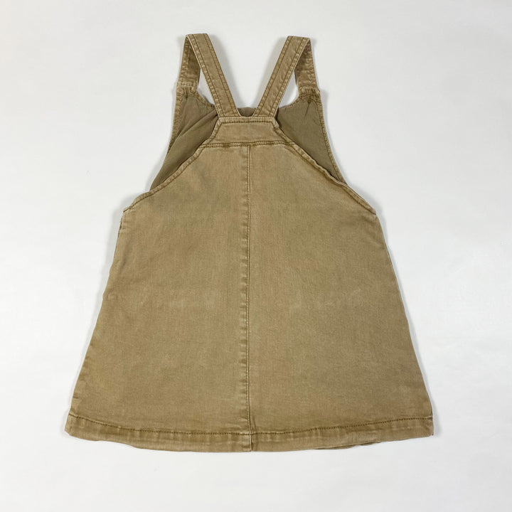 Zara camel jeans pinafore 18-24M/92 2