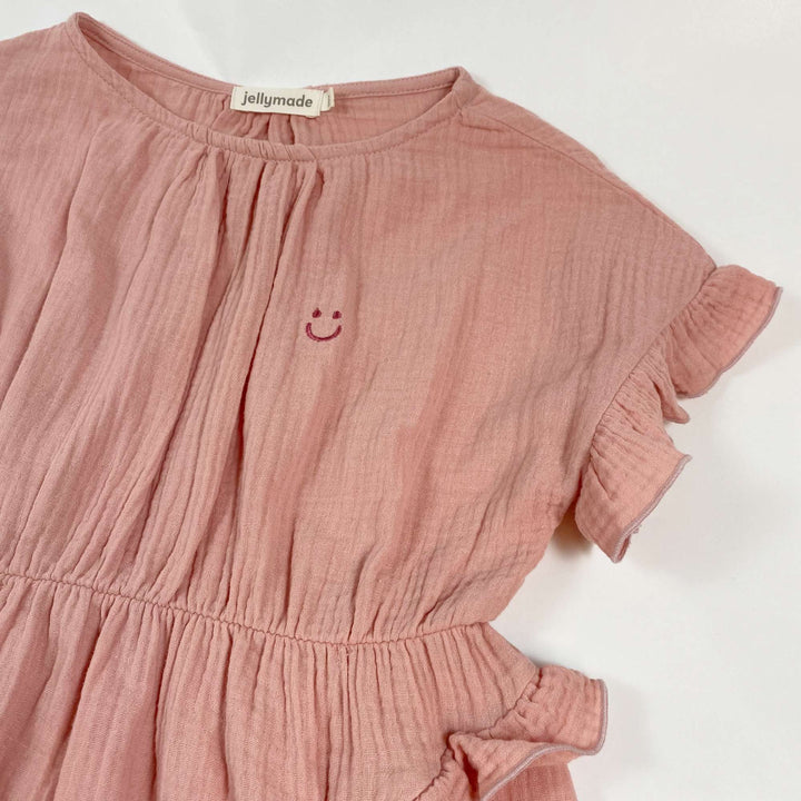 Jellymade pink Delta organic cotton muslin dress  10Y (runs small) 3
