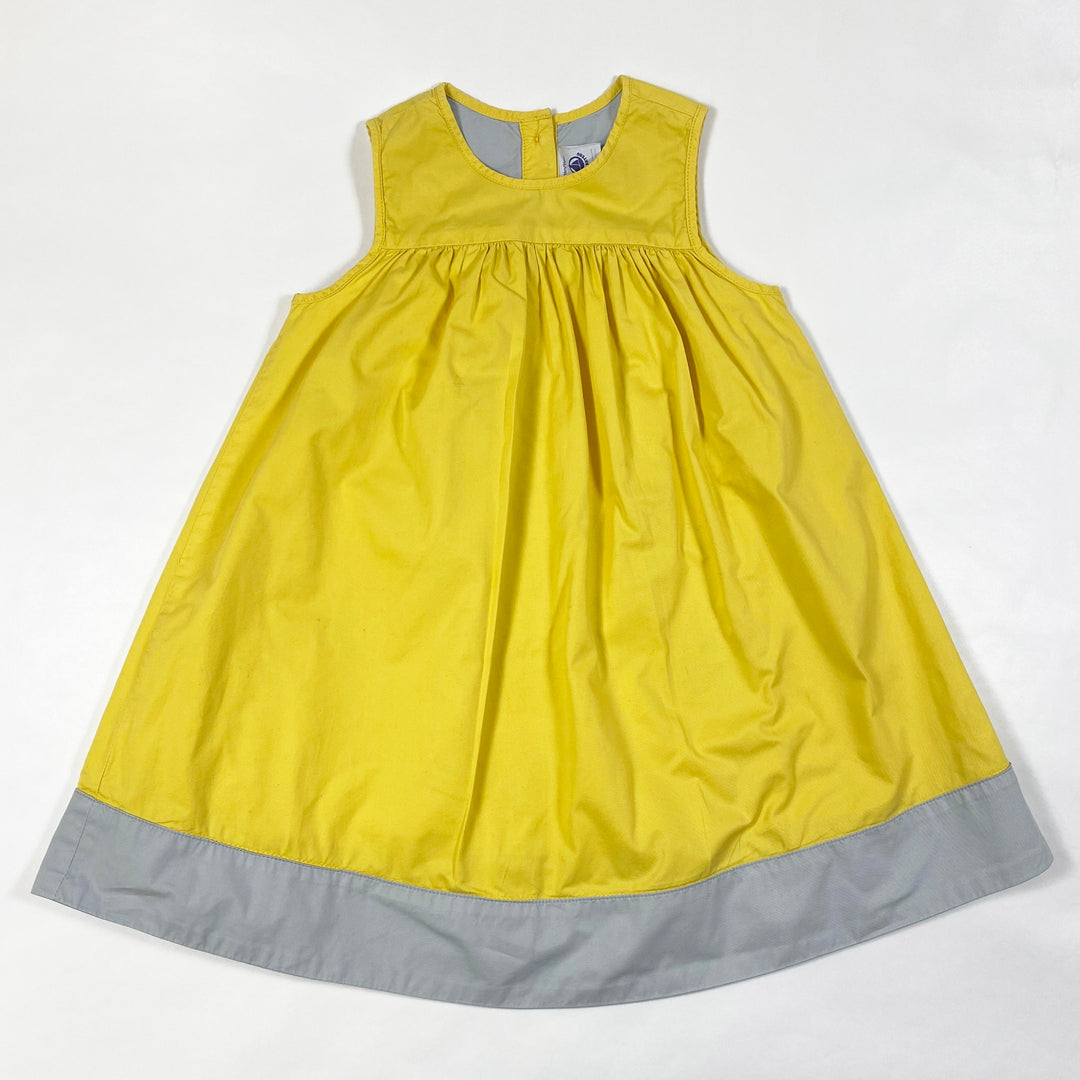 Petit Bateau yellow sleeveless dress 36M/94 1