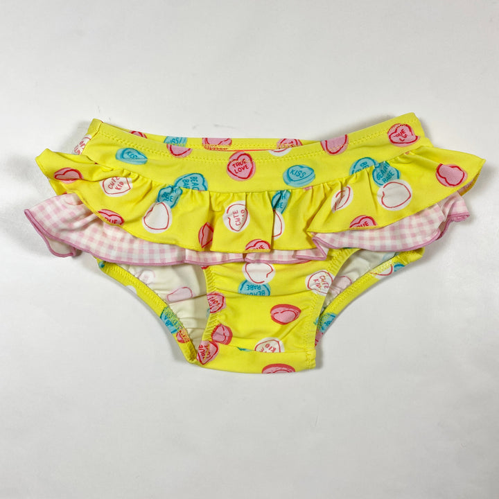 Sunuva yellow ruffle swim bottoms 6-12M 1