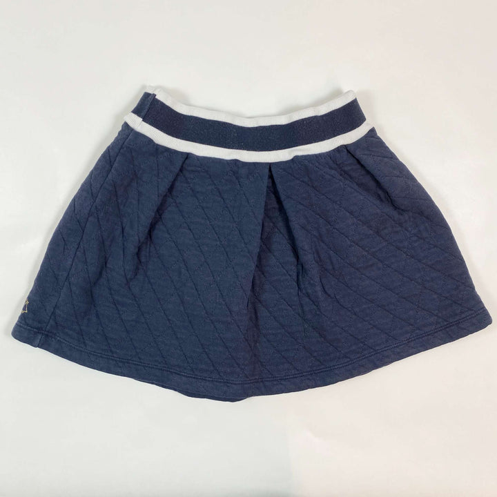 Petit Bateau blue quilted skirt 6Y/116 2