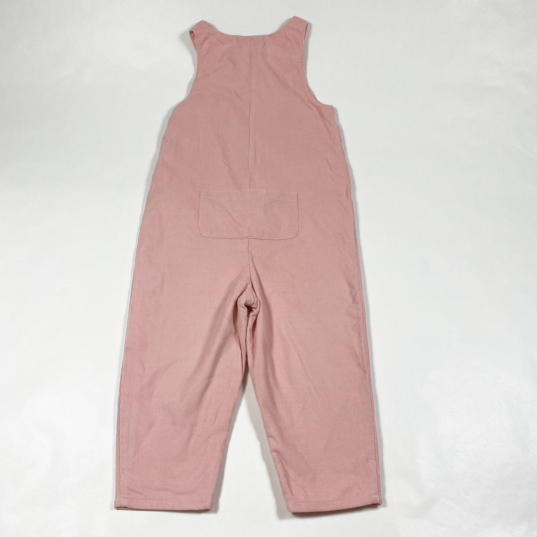 The Little White Company pink cord dungarees 18-24M 2