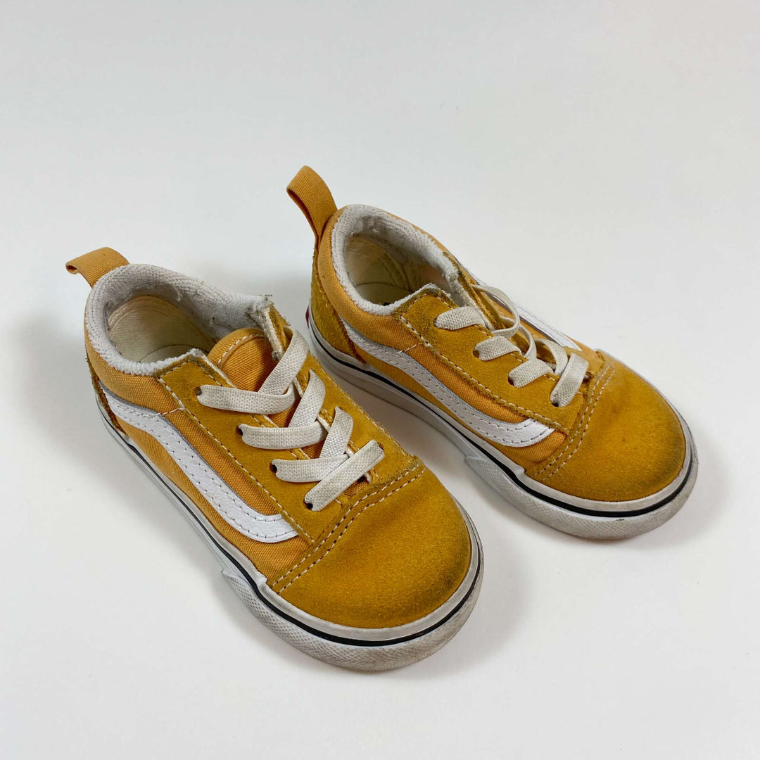 Vans warm yellow sneakers 22 3