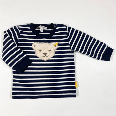 Steiff navy stripe teddy sweatshirt 3-6M/68 1