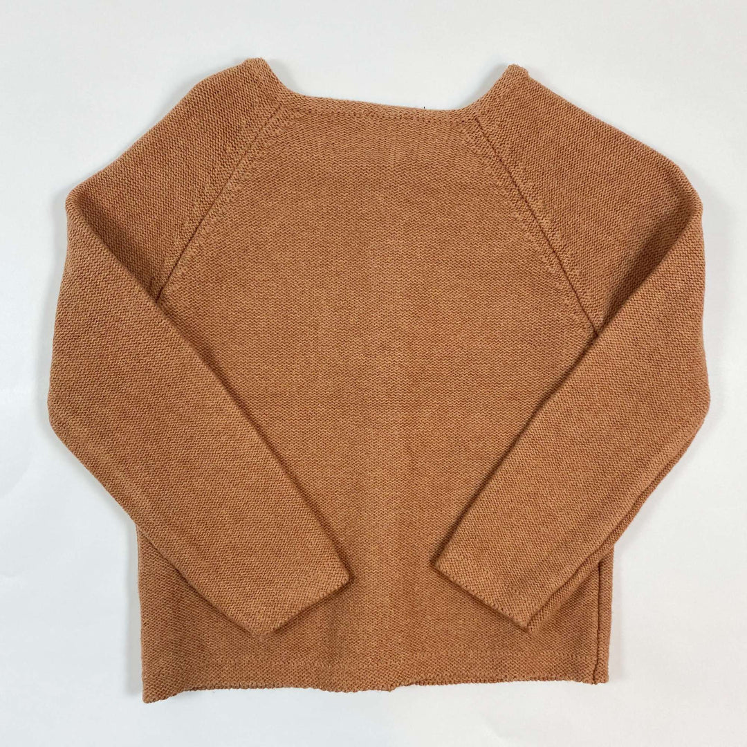 Jamie Kay rust knitted cardigan 3Y 2