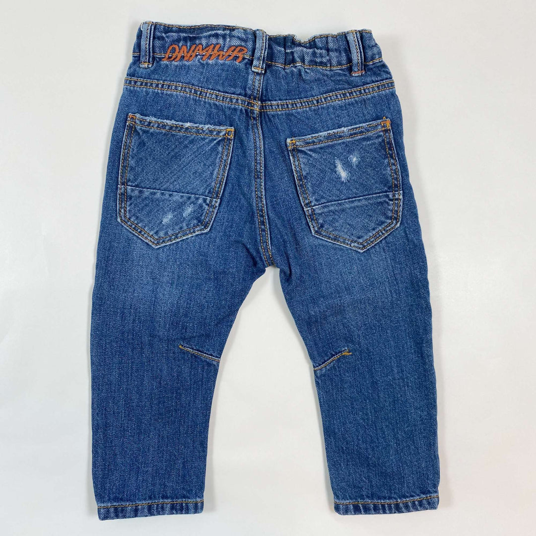 Zara dark blue distressed jeans 12-18M/86 2