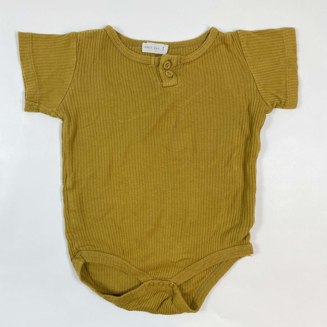 Jamie Kay mustard ribbed modal body 1Y 1