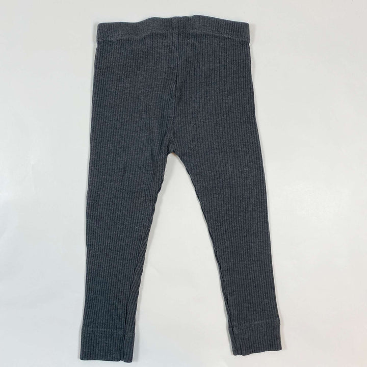 Jamie Kay grey ribbed modal  leggings 2Y 2