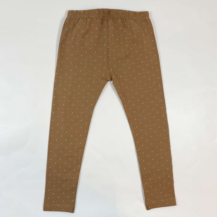 Jamie Kay soft brown polka dot leggings Second Season 4Y 3