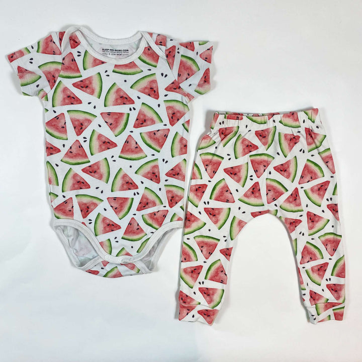 Sleep No More watermelon organic body + leggings set 9-12M/80 1