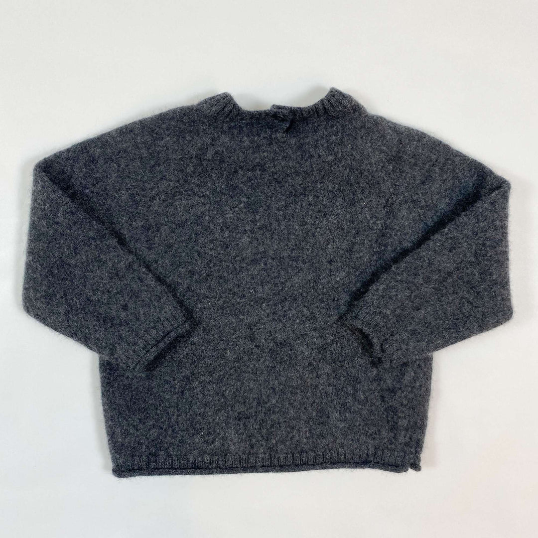 Zara dark grey cashmere sweater 9-12M/80 2