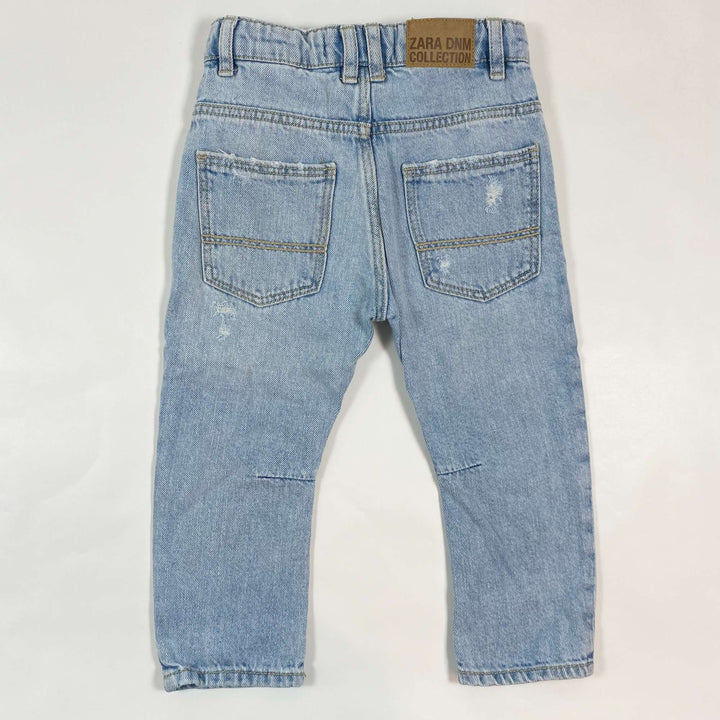 Zara stone washed distressed jeans 18-24M/92 2