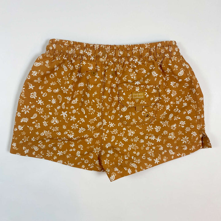 Zara rust paisley print swim shorts 12-24M/92 2