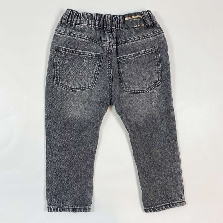 Zara faded black distressed jeans 18-24M/92 2