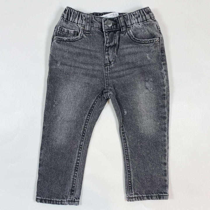 Zara faded black distressed jeans 18-24M/92 1