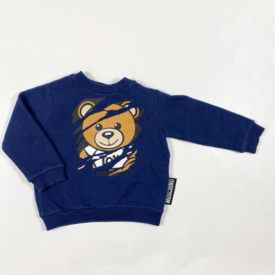 Moschino blue bear sweater 6-9M/67 1