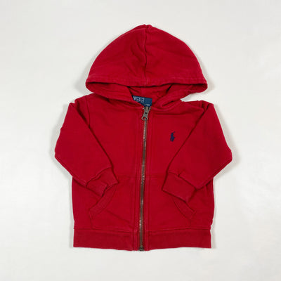Ralph Lauren red zip hoodie 12M 1