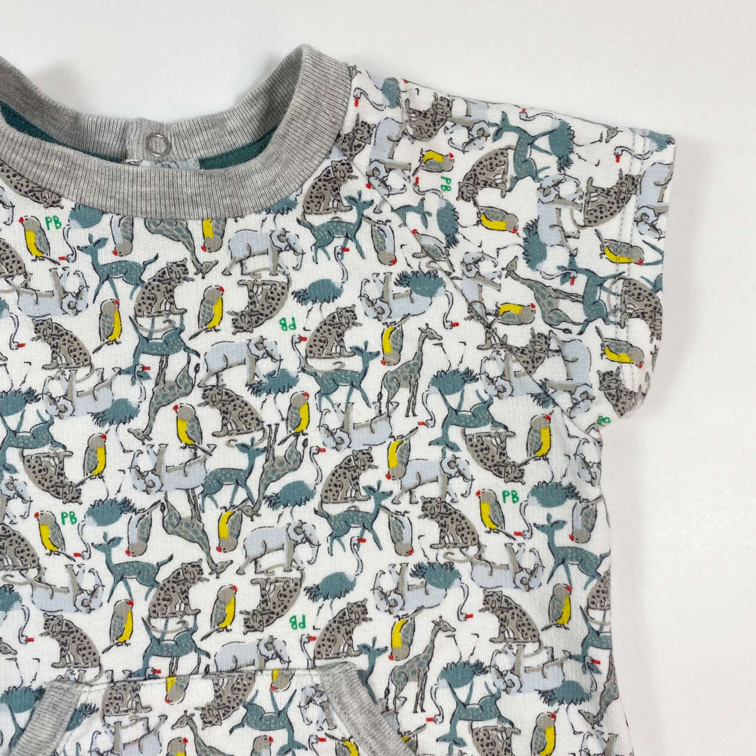 Petit Bateau wild animal print jumpsuit 6M/67 2