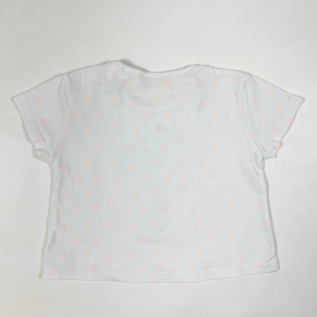Zara rosa gepunktetes Palme T-shirt 1-3M/62