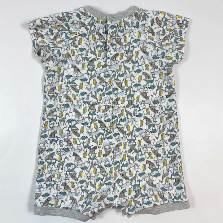 Petit Bateau wild animal print jumpsuit 6M/67 3