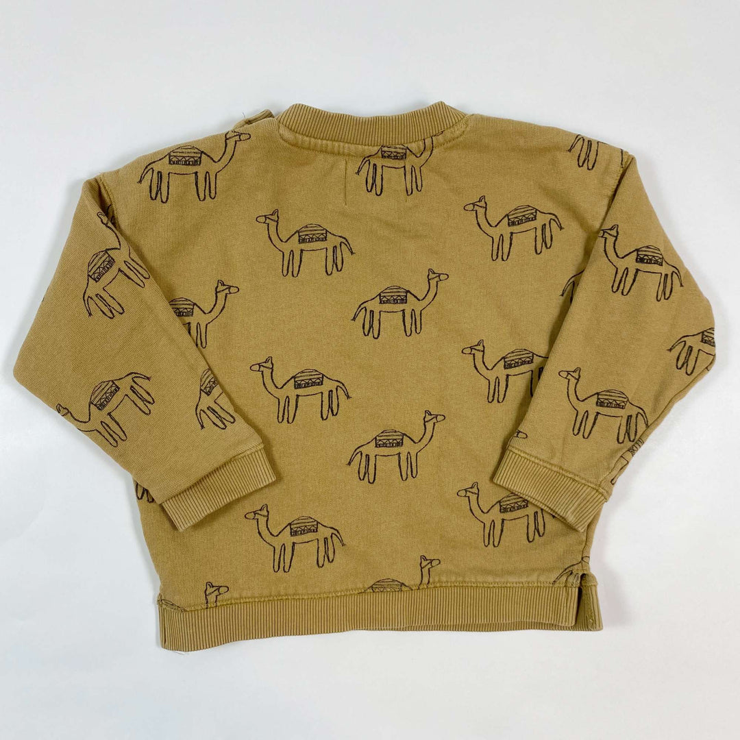 Sproet & Sprout camel print sweatshirt 18/24M 3