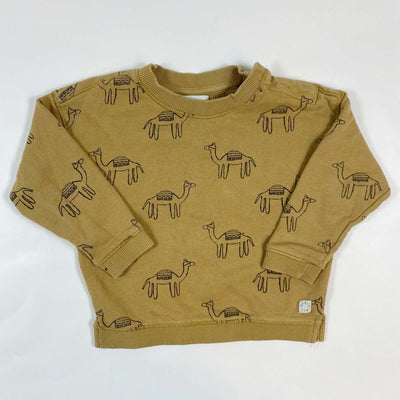 Sproet & Sprout camel print sweatshirt 18/24M 1