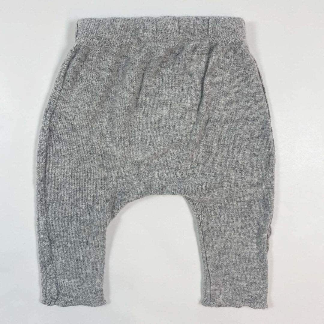 Treehouse light grey angora mix baby pants 3M 2