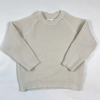 Zara off-white waffle knit 2-3Y/98 1