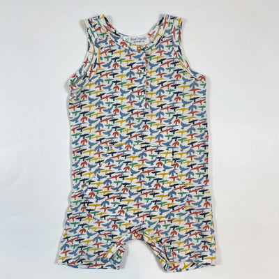 Sense Organics bird print jumpsuit 6-9M/74 1