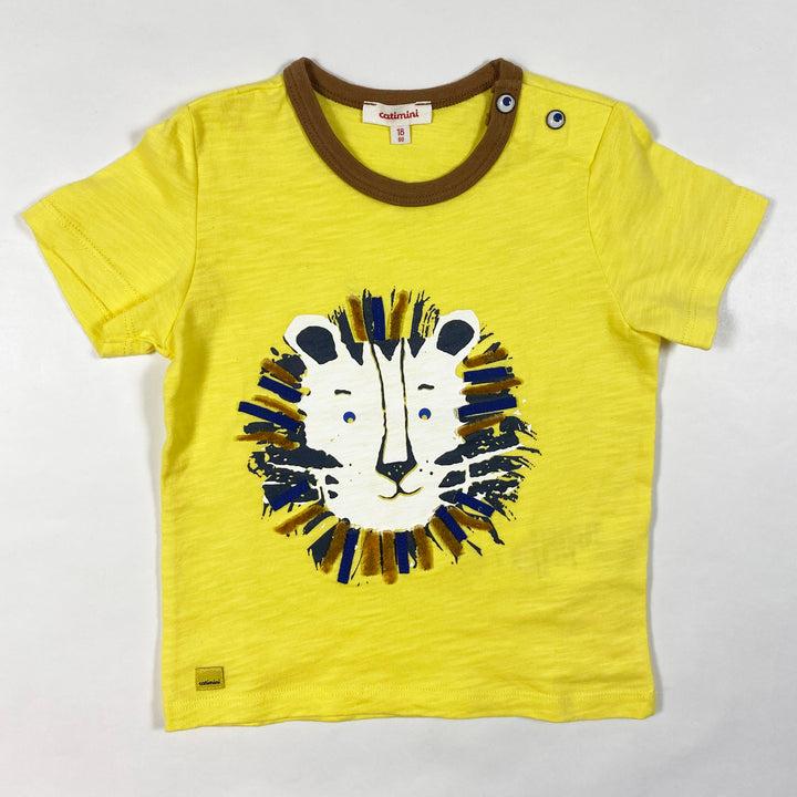 Catimini yellow lion t-shirt 18M/80 1