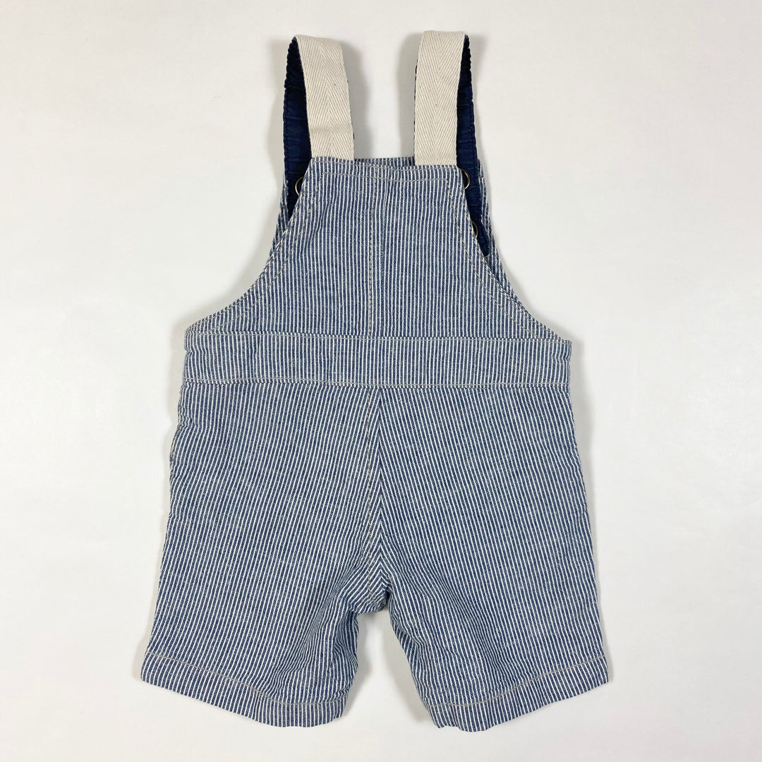 Sfera blue striped dungarees 3-6M 3