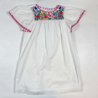 Crewcuts white floral embroidered dress 6Y 1