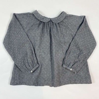 Jacadi grey dotted blouse 36M/96 1