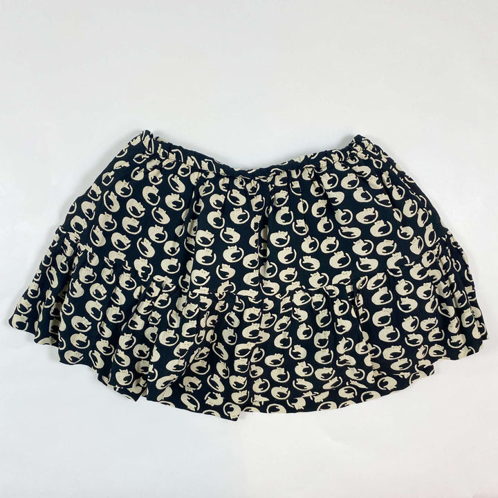 Bonpoint black cat skirt 3Y 2