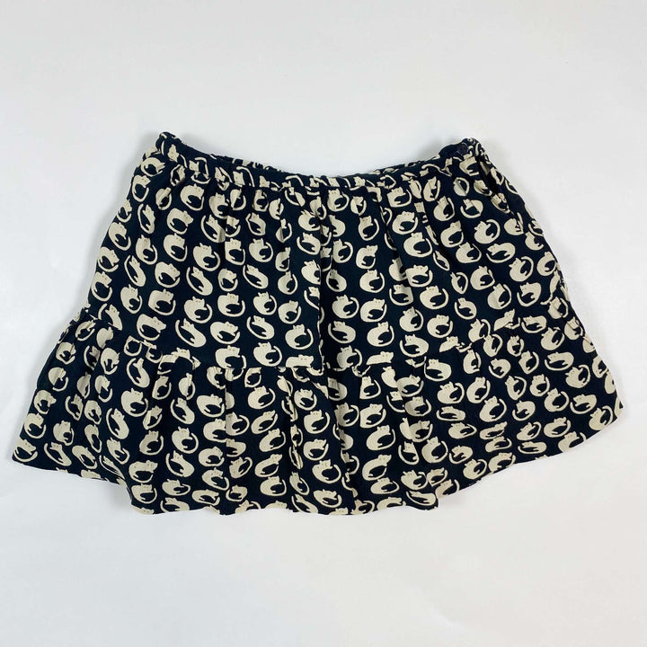 Bonpoint black cat skirt 3Y 1