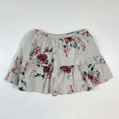 Bonpoint grey floral skirt 4Y/104 1