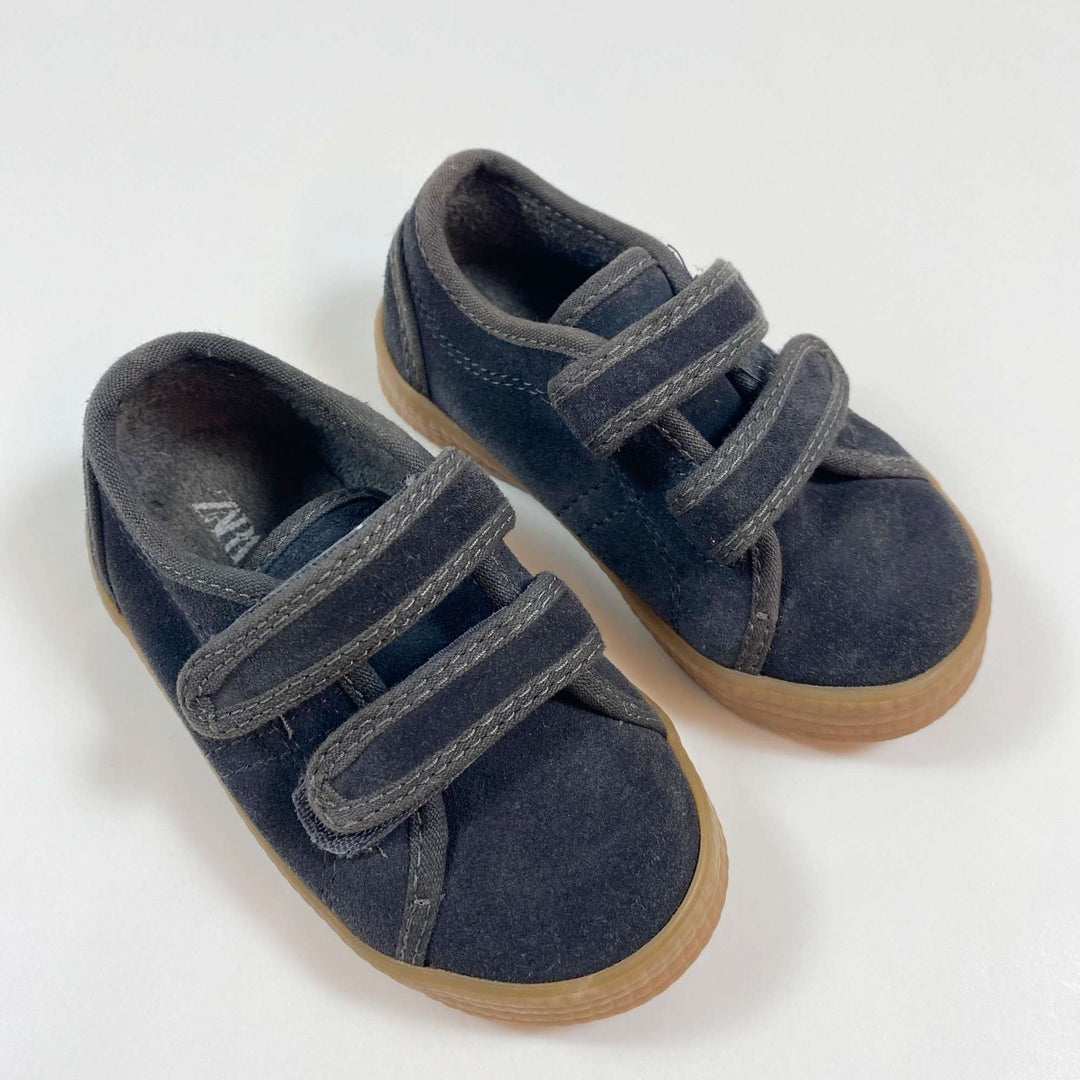 Zara navy suede sneakers 22 1