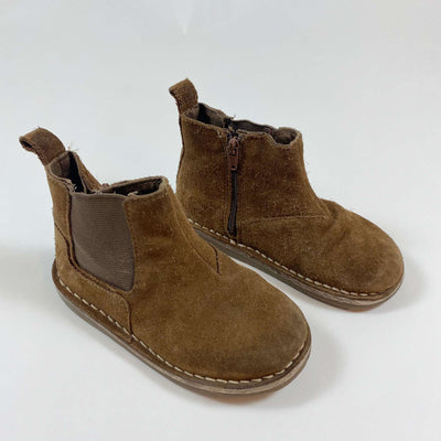Zara camel suede boots 23 1