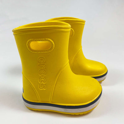 Crocs yellow rain boots 22/ US6 1